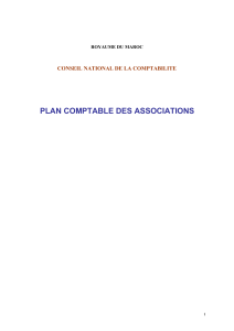 Plan Comptable des Associations Maroc