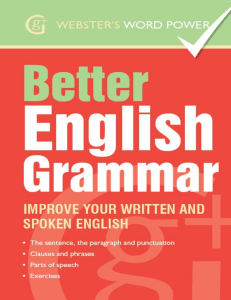 Better English Grammar: Improve Written & Spoken English