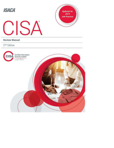 CISA Review Manual 27th Edition: Certified Information Systems Auditor Prep