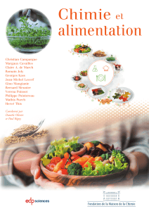 Chimie et Alimentation 25 livre