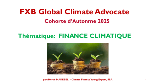 Apresenta&ccedil;&atilde;o de Finan&ccedil;as Clim&aacute;ticas: Vis&atilde;o Geral, Arquitetura e Desafios Futuros