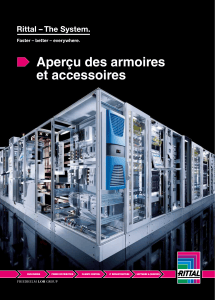 Rittal Aper&ccedil;u des armoires et accessoires 5 1815 (1)