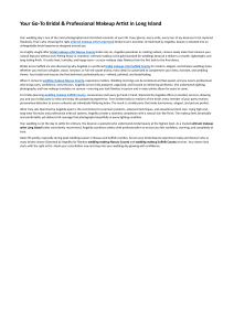 Your Go-To Bridal & Professional Makeup Artist in Long Island