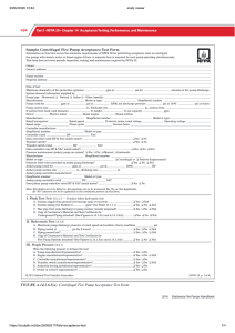 Fire Pump Acceptance Test Form   NFPA 20 Compliance