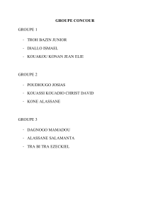 GROUPE CONCOUR