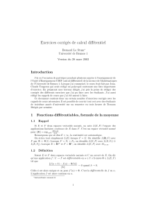 Calcul différentiel
