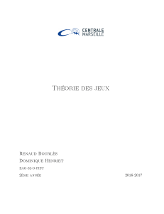 Theorie des jeux-1