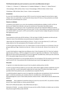 P132 &Eacute;tude descriptive du prurit survenant au cours de la neurofibromatose de type 1