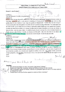 Analyse extrait de on ne badine pas avec l'amour