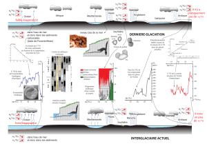 Donn&eacute;es Pal&eacute;oclimatiques : Cycles Glaciaires et Analyse Isotopique