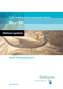 Delft3D Hydro-Morphodynamics User Manual
