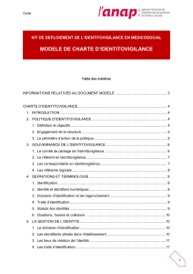 Mod&egrave;le de charte d'identitovigilance en secteur m&eacute;dico-social