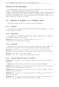 &Eacute;l&eacute;ments de logiques et vocabulaire usuel en math&eacute;matiques