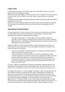 L'&Eacute;glise apr&egrave;s Vatican II : structure et organisation