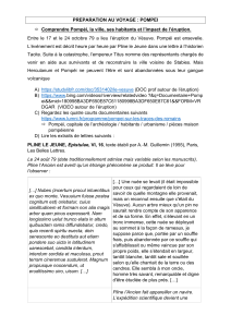 Pr&eacute;paration au voyage : Pomp&eacute;i - &Eacute;ruption et arch&eacute;ologie