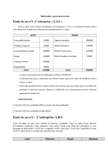 M&eacute;thodes patrimoniales: &Eacute;tudes de cas en comptabilit&eacute; financi&egrave;re