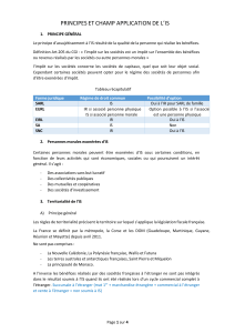 Principes et Champ d'Application de l'IS