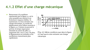 Effet d'une charge m&eacute;canique sur un moteur pas-&agrave;-pas