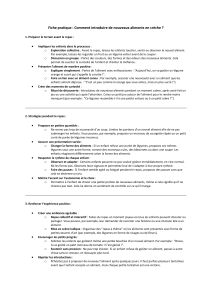 Guide pratique : Introduire de nouveaux aliments en cr&egrave;che