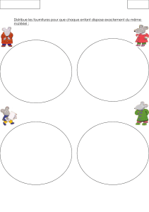 Equal Distribution Worksheet for Kids