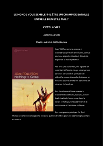 Le monde est-il un champ de bataille ? C'est la vie ! Joan Tollifson