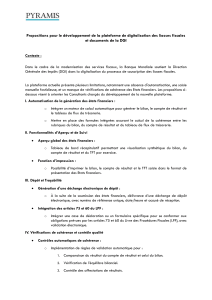 Propositions pour la digitalisation des liasses fiscales de la DGI