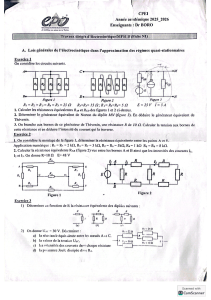 TD ÉLECTROCINÉTIQUE
