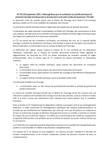 NF P03-100: Normes de contr&ocirc;le technique en construction