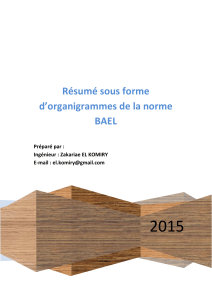 R&eacute;sum&eacute; BAEL en organigrammes - Calcul en b&eacute;ton arm&eacute;