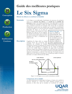 Guide des meilleures pratiques Le Six Sigma