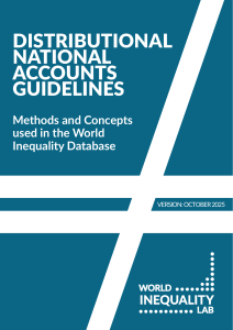 Distributional National Accounts Guidelines: WID Methods