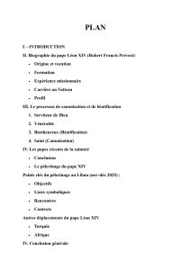 Biographie du pape L&eacute;on XIV et processus de canonisation