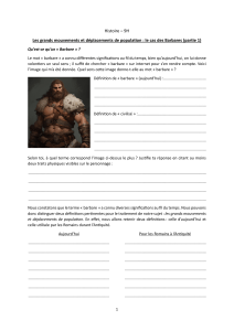 Histoire 9H : Les Barbares (Partie 1)