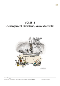 Guide p&eacute;dagogique : Changement climatique - Activit&eacute;s