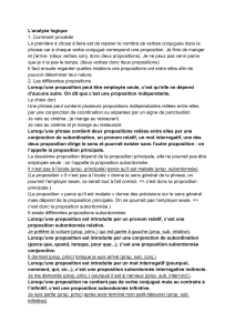 L'analyse logique : Guide de grammaire fran&ccedil;aise