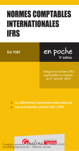 IFRS EN POCHE 11 eme Edition