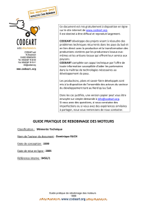 Guide pratique de rebobinage des moteurs