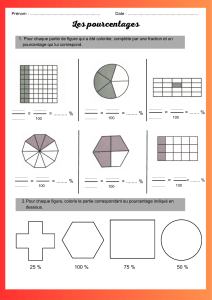Les pourcentages : Exercices de math&eacute;matiques