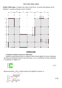 TEST GPS 2025-2026 : Analyse de la torsion structurelle