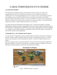 Caract&eacute;ristiques d'un s&eacute;isme : causes, tectonique et mesures