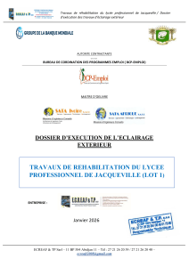 Dossier &eacute;clairage ext&eacute;rieur r&eacute;habilitation lyc&eacute;e Jacqueville
