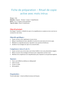 fiche preparation rituel copie CM1