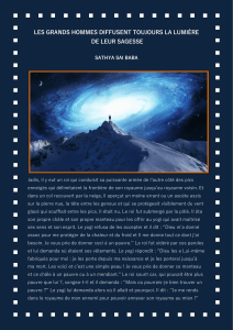 Fable de Sathya Sai Baba : Le Roi et le Yogi