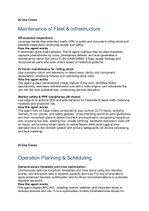 AI Use Cases in Rail Operations: Maintenance & Scheduling