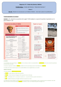 Plan de s&eacute;quence : L'&Eacute;cole des femmes de Moli&egrave;re