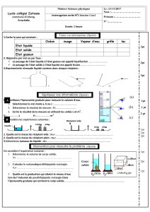 Examen de physique pour lyc&eacute;e coll&eacute;gial