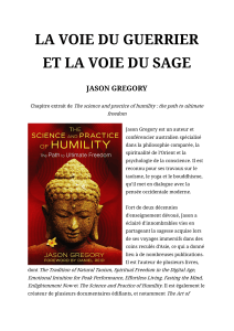 La Voie du Guerrier et la Voie du Sage