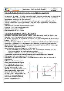 Charged Particle Movement: Physics Exercises