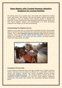 Trusted Houston Adoption Guide for Loving Families