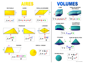 Geometry Formulas: Areas and Volumes